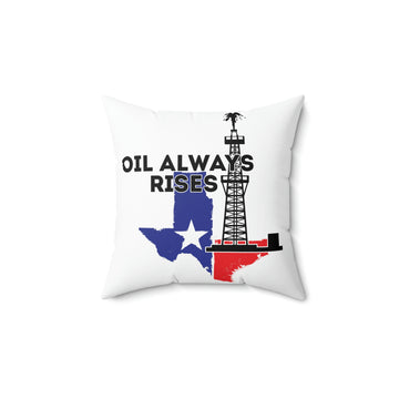 Oil Always Rises Pillow