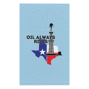 Oil Always Rises Rally Towel, 11x18