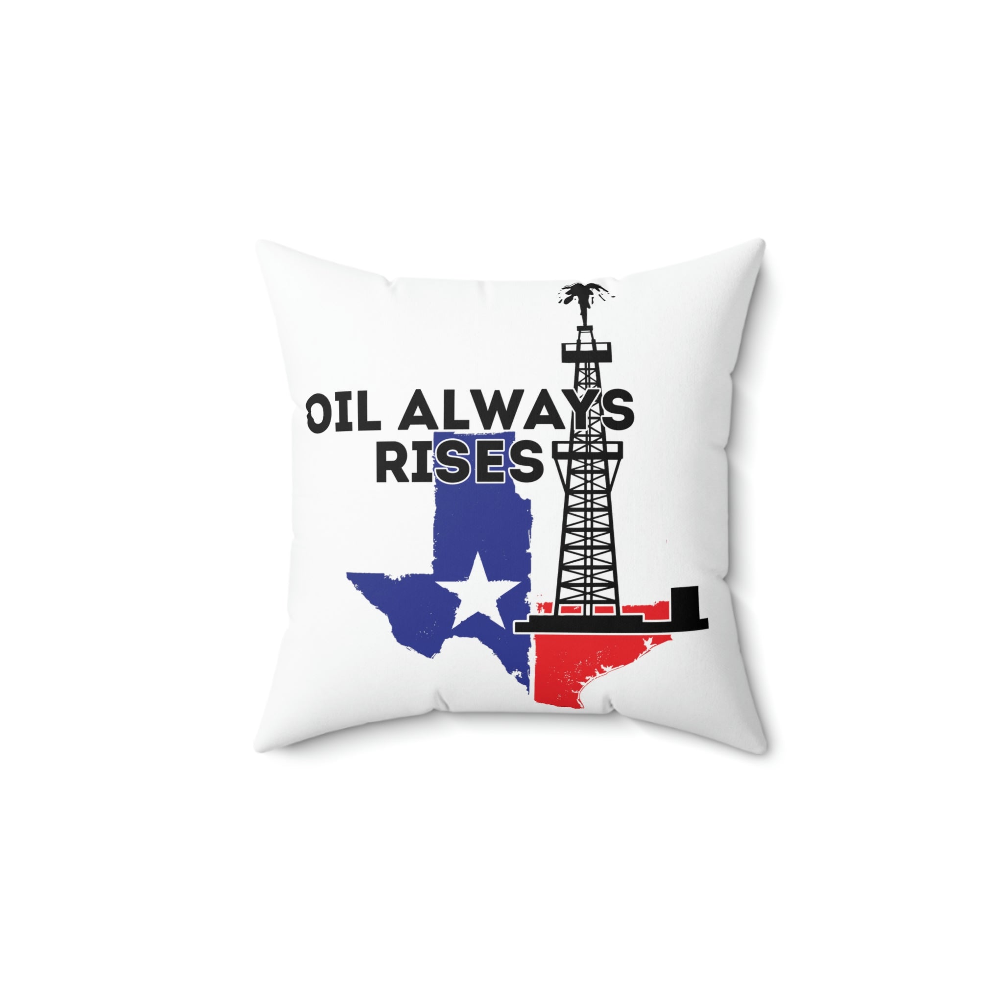 Oil Always Rises Pillow